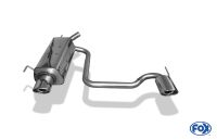 Fox sport exhaust part fits for Opel Tigra B TwinTop final silencer exit right/left - 115x85 type 33 right/left