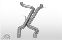 Fox sport exhaust part fits for VW Touareg type 7L connection pipe doppelflutig catalytic converter/ final silencer