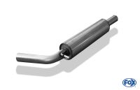 Fox sport exhaust part fits for Seat Ibiza 6J Cupra front silencer
