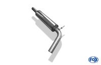 Fox sport exhaust part fits for Seat Ibiza 6J/ Seat Ibiza 6J ST front silencer