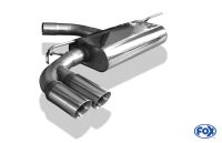 Fox sport exhaust part fits for Audi A3 - 8V Sedan with S-Line oder S3 bumper final silencer - 2x80 type 25