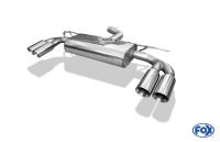 Fox sport exhaust part fits for Audi A3 - 8V 3-doors final silencer - 2x80 type 25 right/left