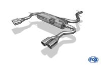 Fox sport exhaust part fits for Seat Altea XL 4x4 - 5P Final silencer right/left - 2x76 type 16 right/left