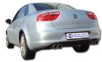 Fox sport exhaust part fits for Seat Exeo 3R final silencer right/left - 2x80 type 17 right/left