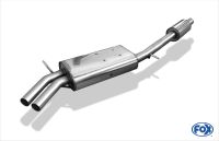 Fox sport exhaust part fits for Seat Exeo 3R front silencer