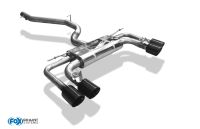 Fox sport exhaust part fits for Seat Ateca Cupra 4x4 - 5FP half system from catalytic converter - 2x100 type 25 right/left black