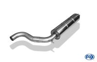 Fox sport exhaust part fits for Seat Ateca 4x2 - FP front silencer