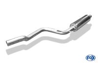 Fox sport exhaust part fits for Seat Leon ST - 5F - individual wheel suspension Front silencer