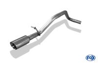 Fox sport exhaust part fits for Skoda Citigo/ VW UP final pipe system left fitted of original and FOX final silencer - 1x80 type 25 left