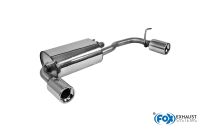 Fox sport exhaust part fits for Subaru Justy II final silencer cross  exit right/left - 1x90 type 13 right/left