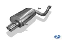 Fox sport exhaust part fits for Subaru Impreza - GD/ GG final silencer Ø63,5mm - 1x100 type 17