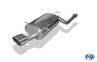 Fox sport exhaust part fits for Subaru Forester - SG Final silencer - 129x106 type 32