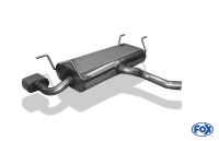 Fox sport exhaust part fits for Subaru XV - G4 final silencer cross exit right/left - 145x65 type 59 right/left