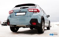 Fox sport exhaust part fits for Subaru XV final silencer cross exit right/left - 4x special tail pipes
