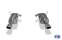 Fox sport exhaust part fits for Subaru Levorg Final silencer right/left - 115x85 type 44 right/left