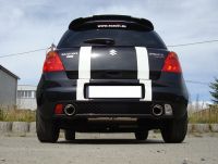 Fox sport exhaust part fits for Suzuki Swift Sport III - SG final silencer exit right/left - 1x100 type 17 right/left