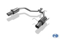 Fox sport exhaust part fits for Suzuki Swift Sport IV - 4x4 final silencer exit right/left - 1x90 type 16 right/left
