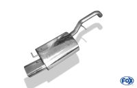 Fox sport exhaust part fits for Toyota Corolla E12 station wagon final silencer - 135x80 type 53