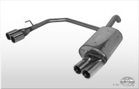 Fox sport exhaust part fits for Toyota Corolla E12 - Hatchback final silencer exit right/left - 2x80 type 13 right/left