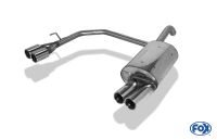 Fox sport exhaust part fits for Toyota Corolla E12 - Hatchback - TS Kompressor final silencer exit right/left - 2x80 type 13 right/left