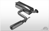 Fox sport exhaust part fits for Toyota Celica T23 final silencer cross - 1x90 type 13