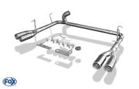 Fox sport exhaust part fits for Toyota Landcruiser J20 Tail pipe system right/left - 2x76 type 12 right/left