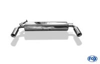 Fox sport exhaust part fits for Toyota MR2 type W1 final silencer cross exit right/left - 1x90 type 13 right/left