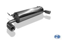 Fox sport exhaust part fits for Toyota RAV 4 II final silencer exit right/left - 1x90 type 13 right/left