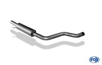 Fox sport exhaust part fits for Toyota Yaris TS P1 front silencer