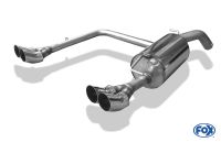 Fox sport exhaust part fits for Toyota Yaris TS P1 final silencer exit right/left - without tail pipes