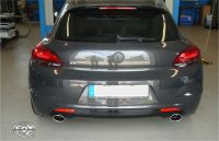 Fox sport exhaust part fits for VW Scirocco - 13 - R bumper final silencer exit right/left - 115x85 type 32 right/left