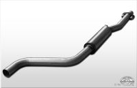 Fox sport exhaust part fits for VW Polo 86C G40 front silencer - pipe diameter: 50mm