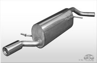 Fox sport exhaust part fits for VW Polo 6R final silencer - 1x90 type 13