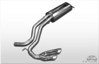 Fox sport exhaust part fits for VW Golf IV 3-doors final silencer Side Pipe - 2x70 type 10 exit on drivers side
