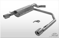 Fox sport exhaust part fits for VW Golf IV 1J final silencer exit right/left Ø63,5mm - 1x90 type 17 right/left R32 Design