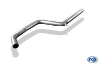 Fox sport exhaust part fits for Audi A3 GY - individual wheel suspension front silencer replacement tube