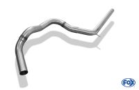 Fox sport exhaust part fits for Seat Leon 5F (rigid rear axle) front silencer replacement pipe