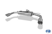 Fox sport exhaust part fits for VW Beetle type 16 final silencer exit right/left - 1x100 type 25 right/left