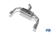 Fox sport exhaust part fits for VW Beetle type 16 final silencer exit right/left - 1x100 type 25 right/left