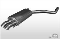 Fox sport exhaust part fits for VW Pritsche T4 final silencer - 2x63 type 28
