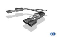 Fox sport exhaust part fits for VW bus T5 final silencer exit right/left - 2x115x85 type 32 right/left