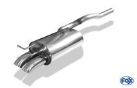 Fox sport exhaust part fits for VW Bus T5 Pritsche Double Cap 4motion final silencer - 2x63 Type 28