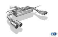 Fox sport exhaust part fits for VW Touran Cross GTD final silencer exit right/left - 2x76 type 12 right/left
