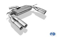 Fox sport exhaust part fits for VW EOS - 1F final silencer exit right/left - 2x80 type 13 right/left