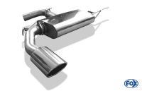 Fox sport exhaust part fits for VW Eos 1F - Facelift final silencer on one side - 129x106 type 32