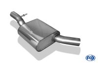Fox sport exhaust part fits for VW Tiguan final silencer exit right/left - without tail pipes