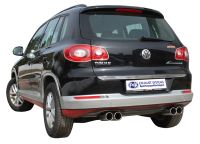 Fox sport exhaust part fits for VW Tiguan final silencer exit right/left - 2x90 type 12 right/left