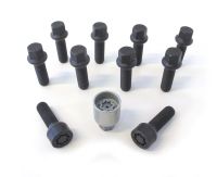 H&R Round-head screws R12 M12x1,5 x 50 black