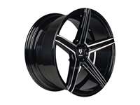 MB Design KV1 black shiny polished Wheel 10.5x20 - 20 inch 5x115 bolt circle
