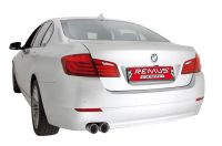 Remus sport exhaust with 2 tip(s) Ø 84 mm Street Race fits for BMW 5er F11 2,0l 4 Cyl, 135kw